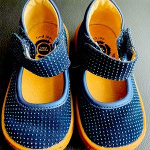 Livie and Luca Mary Jane Blue Beaded Sneaker 5